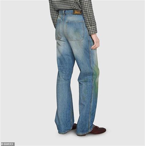 fake gucci jeans|gucci distressed jeans.